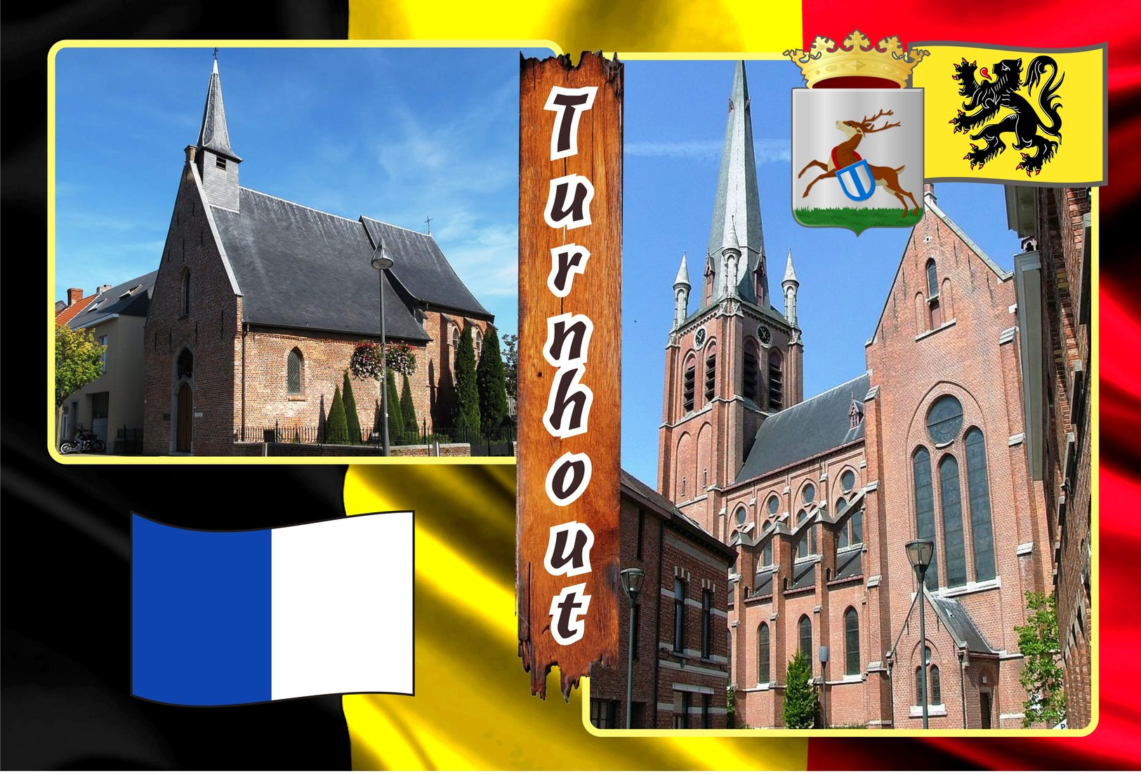 Postcards, REPRODUCTION, Municipalities of Belgium, Turnhout, duplex 92 to 139 - set of 48 pcs.