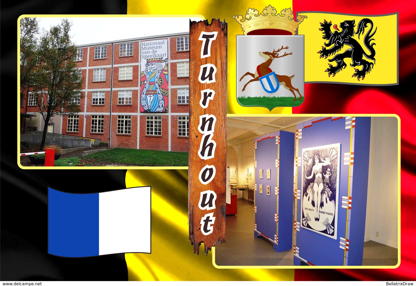 Postcards, REPRODUCTION, Municipalities of Belgium, Turnhout, duplex 92 to 139 - set of 48 pcs.