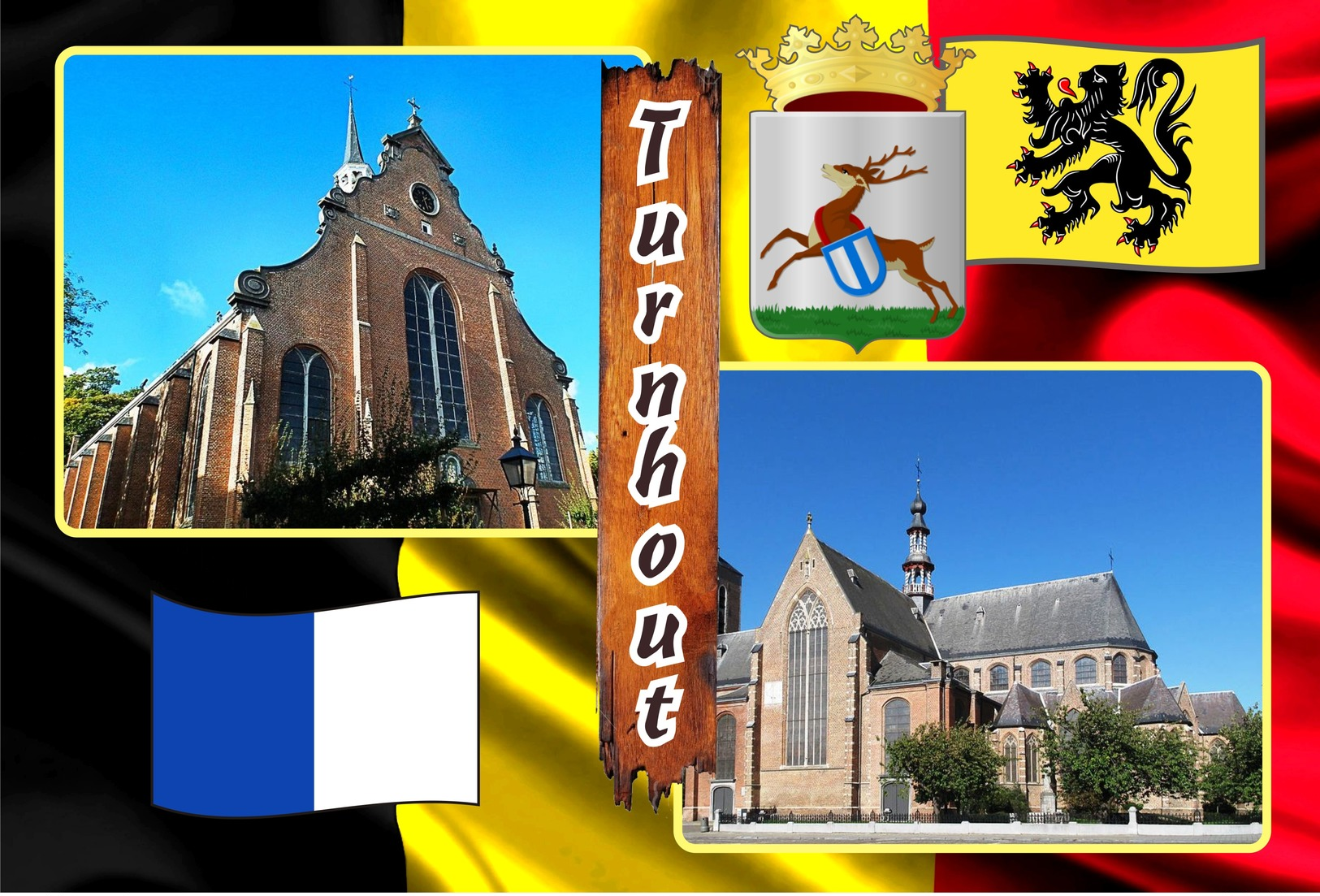 Postcards, REPRODUCTION, Municipalities of Belgium, Turnhout, duplex 92 to 139 - set of 48 pcs.