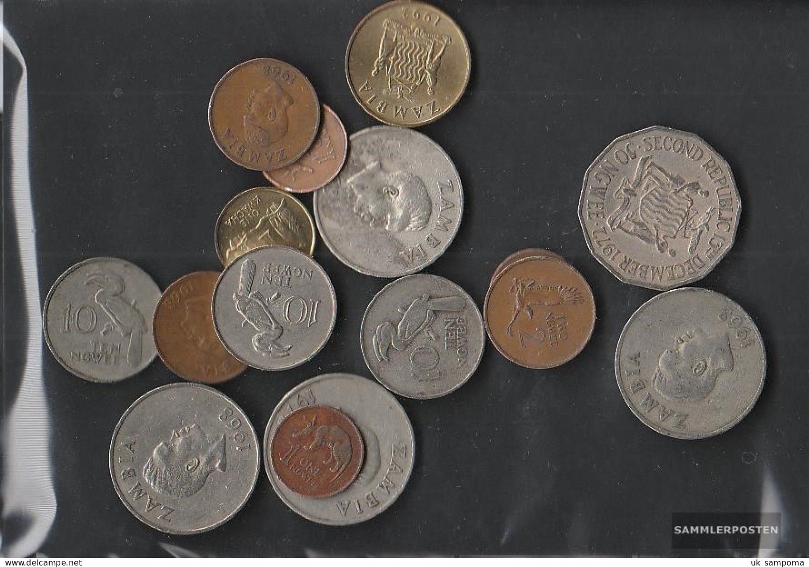 Sambia 100 Grams Münzkiloware - Vrac - Monnaies