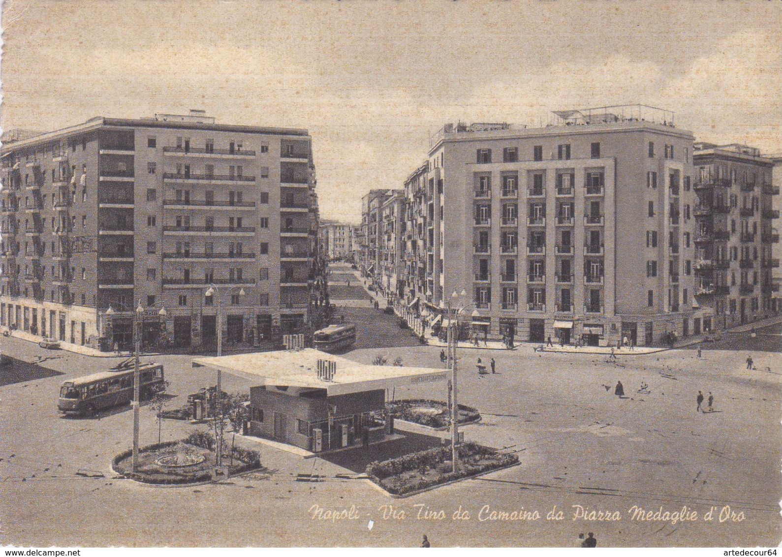 Napoli   -  Via Tino Da Camaino Da Piazza Medaglie D'oro    -  Viaggiata - Napoli