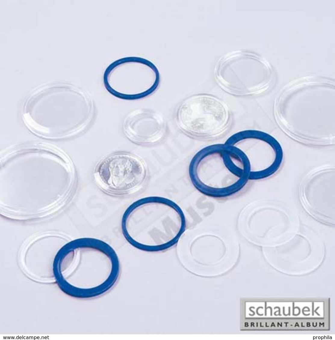 Schaubek Münzdose D2B Dm. Innen 32,5 Mm, Für 10 DM Oder 10-/20-Euro Silber - Zubehör