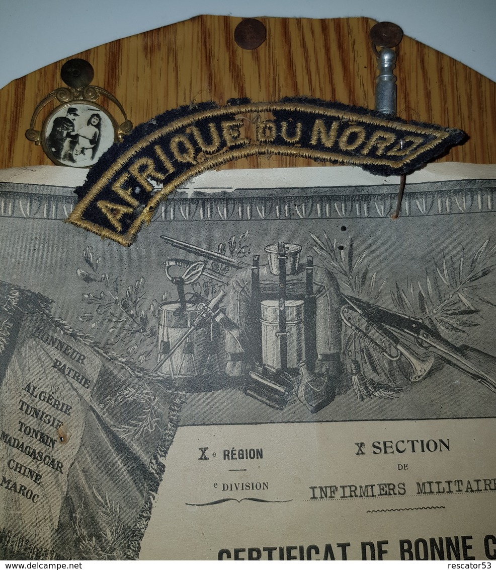 Rare Ensemble Avec Medaille ,insignes Et Breloques D Un Infirmier Militaire - 1939-45