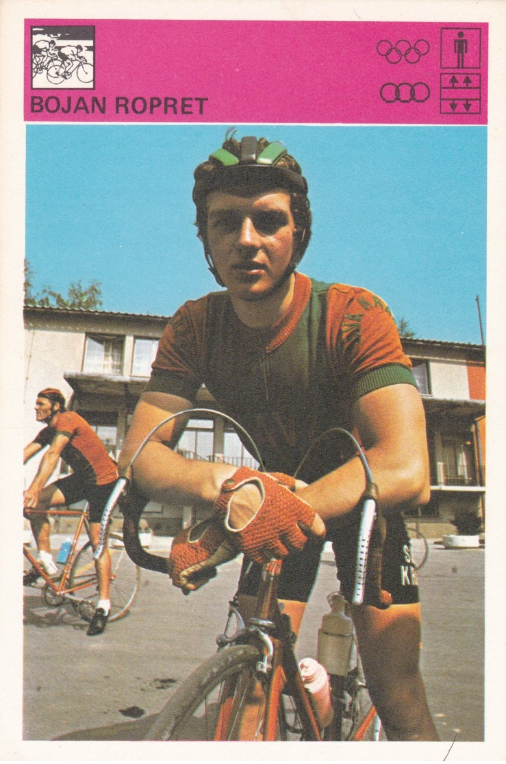 BOJAN ROPRET,SVIJET SPORTA CYCLING CARD - Cycling