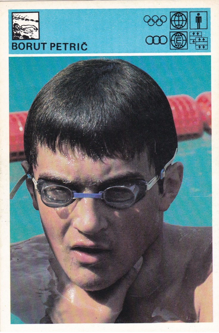 BORUT PETRIC,SVIJET SPORTA SWIMMING CARD - Nuoto