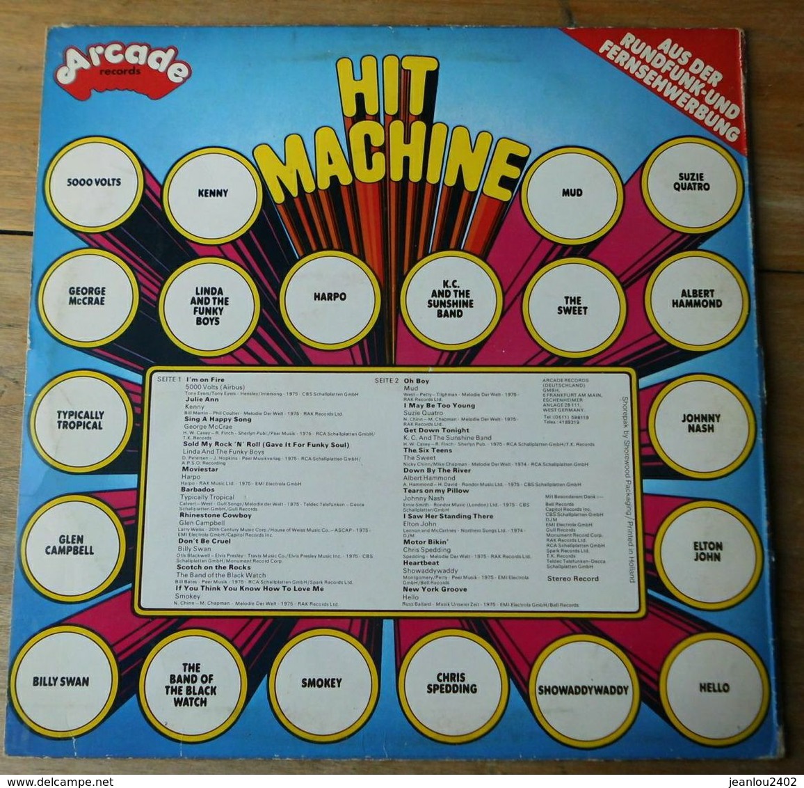 Vinyle "Hit Machine" - Compilaciones