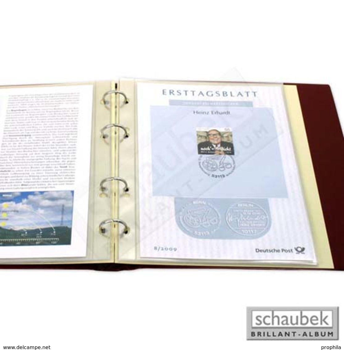 Schaubek Fo-005/10 ETB-Folienhüllen 153x218 Mm Für Album Genius - Enveloppes Transparentes
