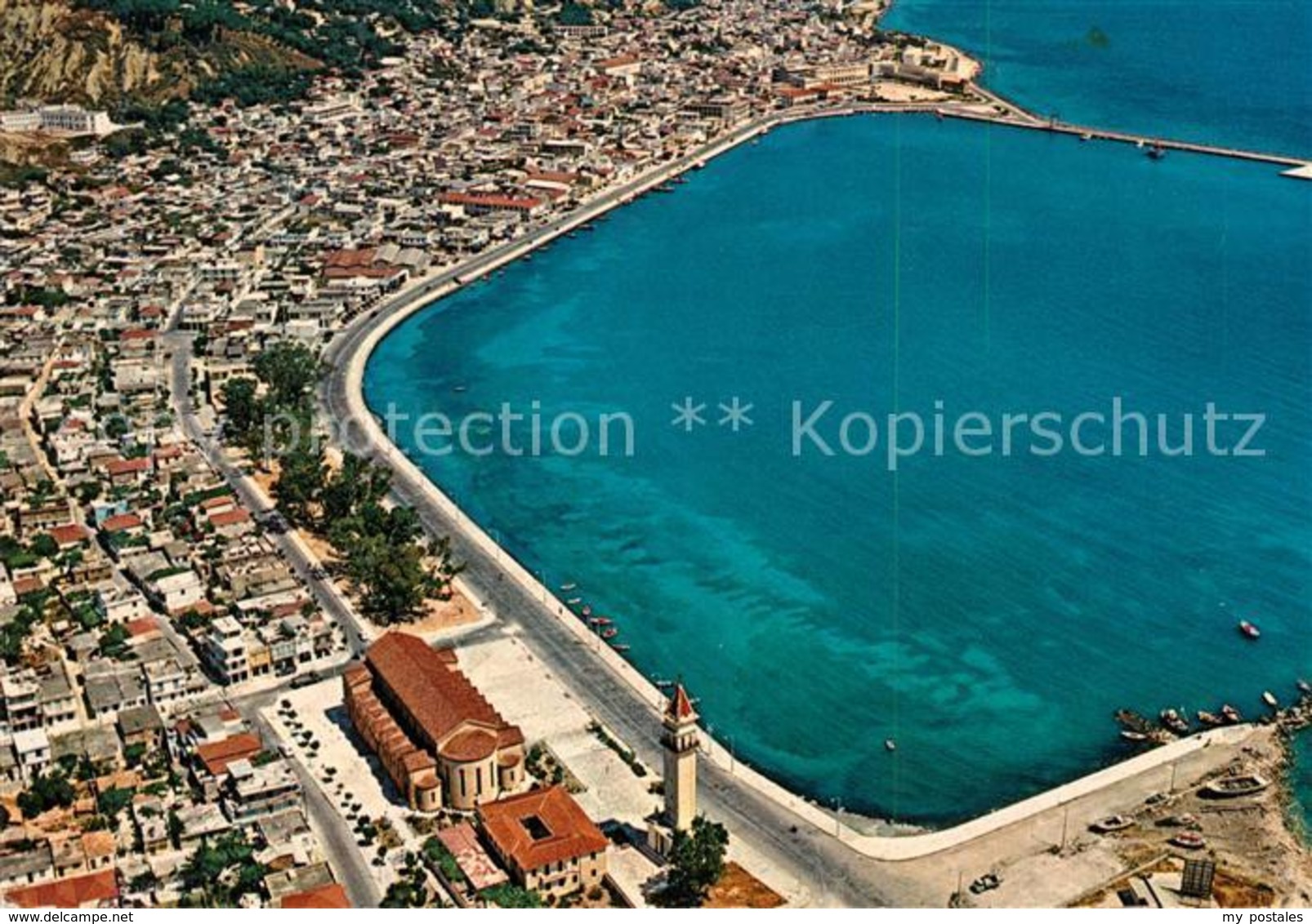 73231777 Zante_Zakynthos Fliegeraufnahme Stadt Am Meer Zante Zakynthos - Grecia