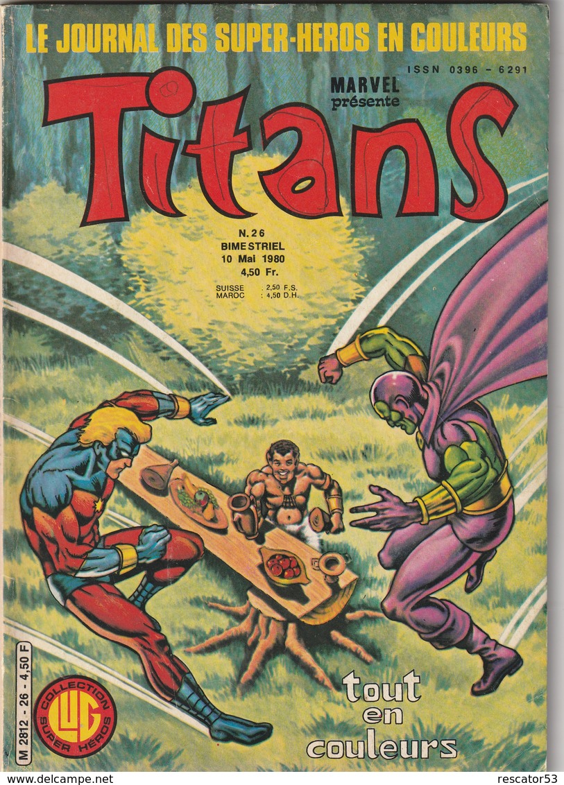 Rare Revue Titans Guerre Des étoiles Star Wars N° 26 - Titans