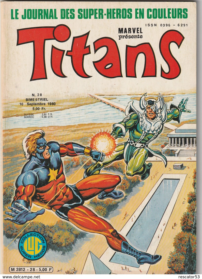 Rare Revue Titans Guerre Des étoiles Star Wars N° 28 - Titans