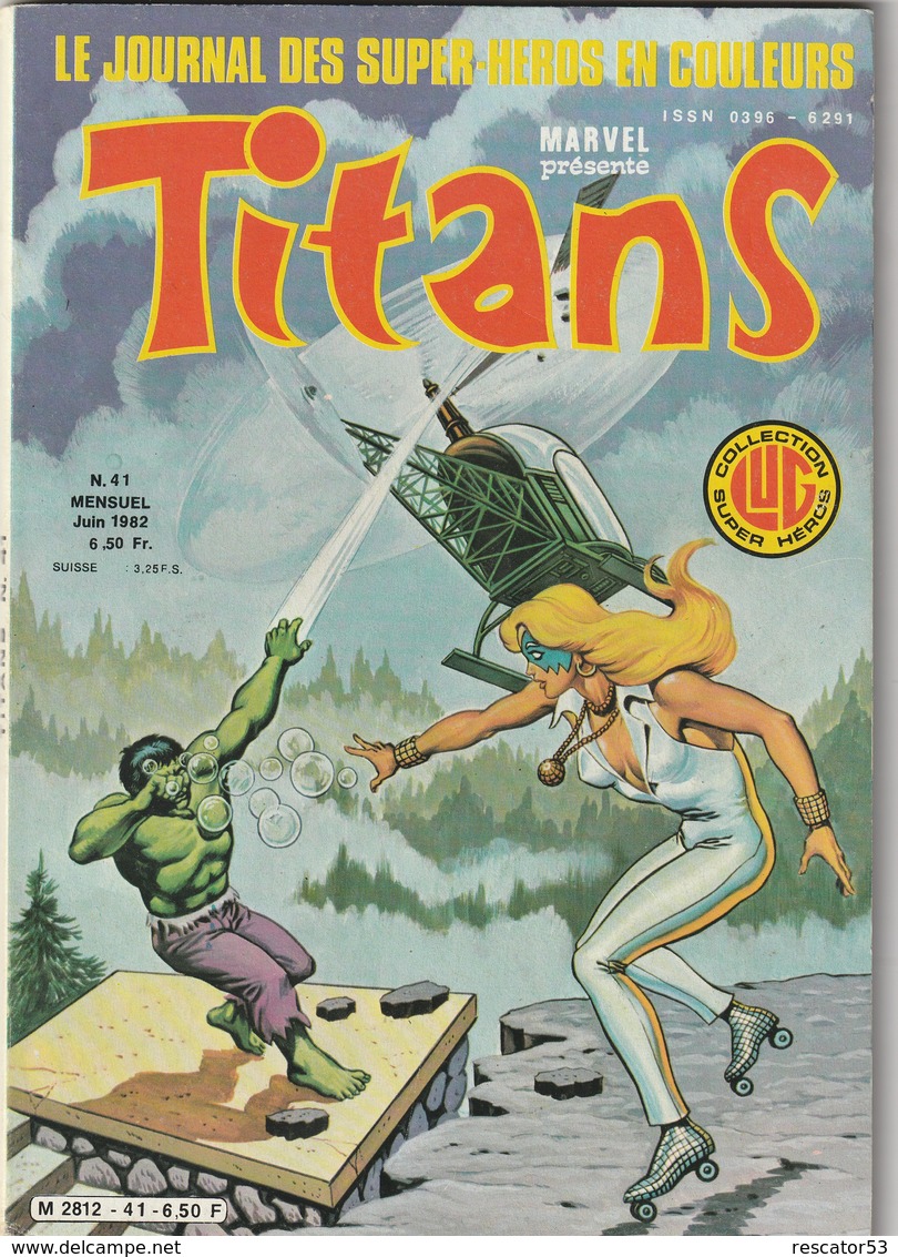 Rare Revue Titans Guerre Des étoiles Star Wars N° 41 - Titans