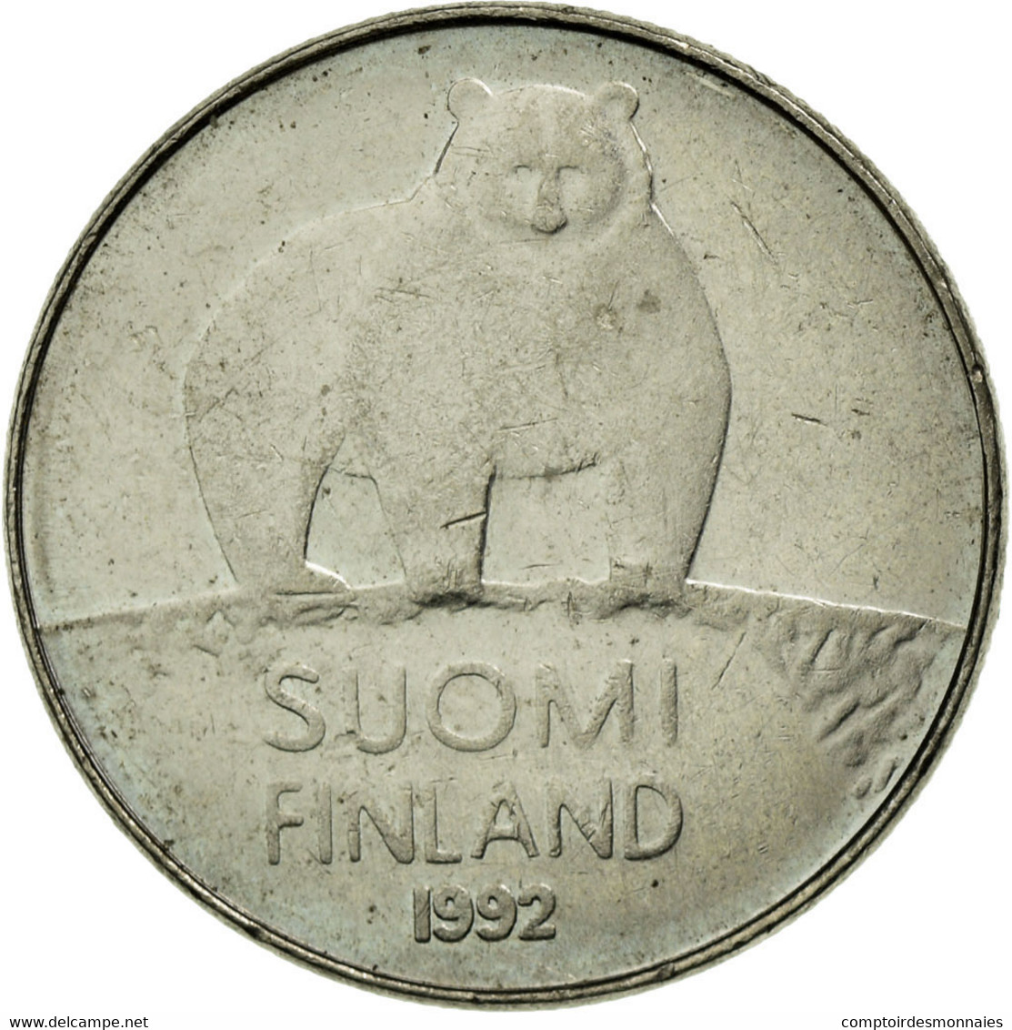 Monnaie, Finlande, 50 Penniä, 1992, TTB, Copper-nickel, KM:66 - Finlande