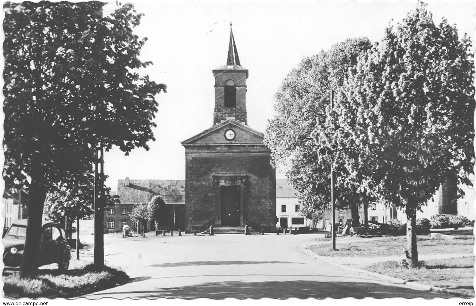 Etalle Chantemelle L'église Edit: Epicerie Wingel Végé à Chantemelle Carte RARE - Etalle