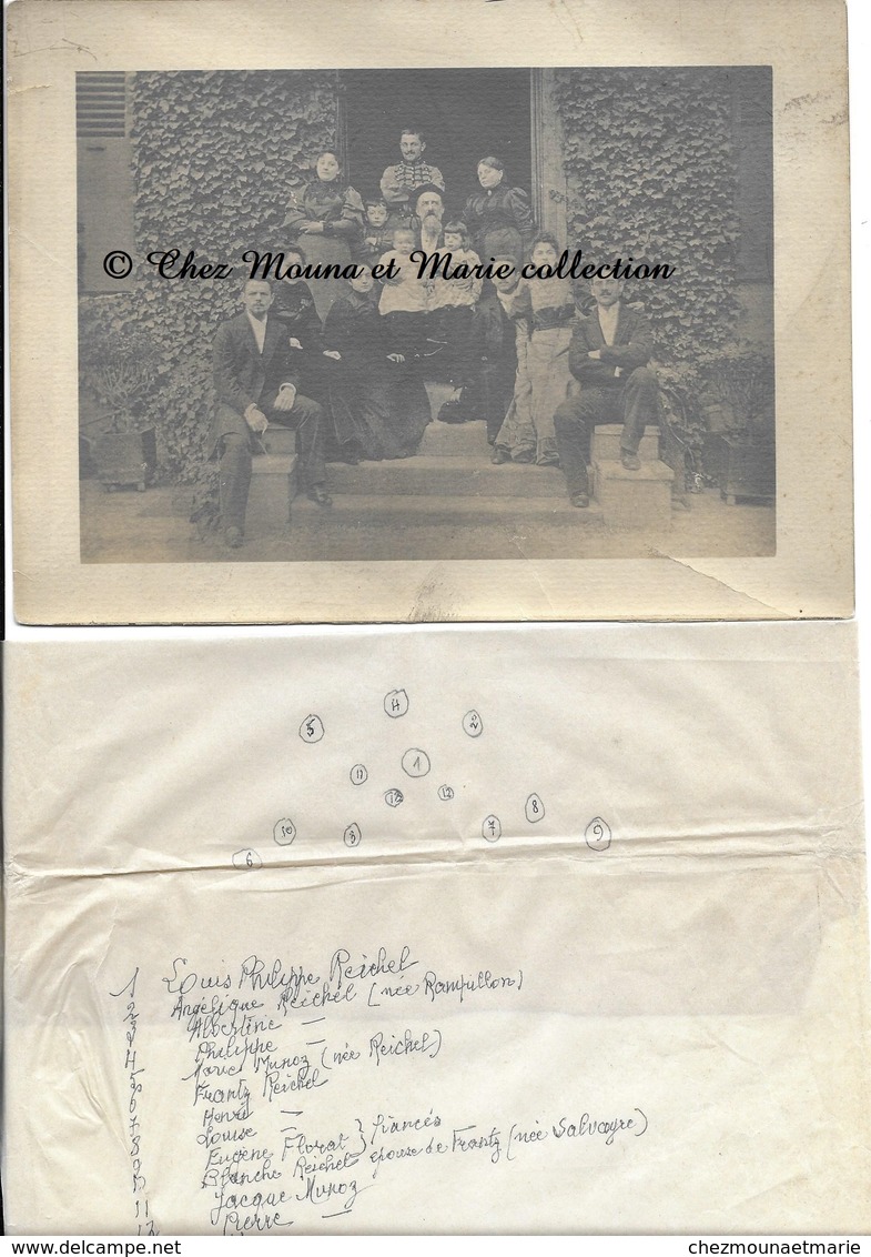 LA FAMILLE REICHEL LOUIS PHILIPPE FRANTZ - MUNOZ FLORAT RAMPILLON - RUGBY BOXE ESCRIME - PARIS - PHOTO 20 X 15 CM - Personnes Identifiées