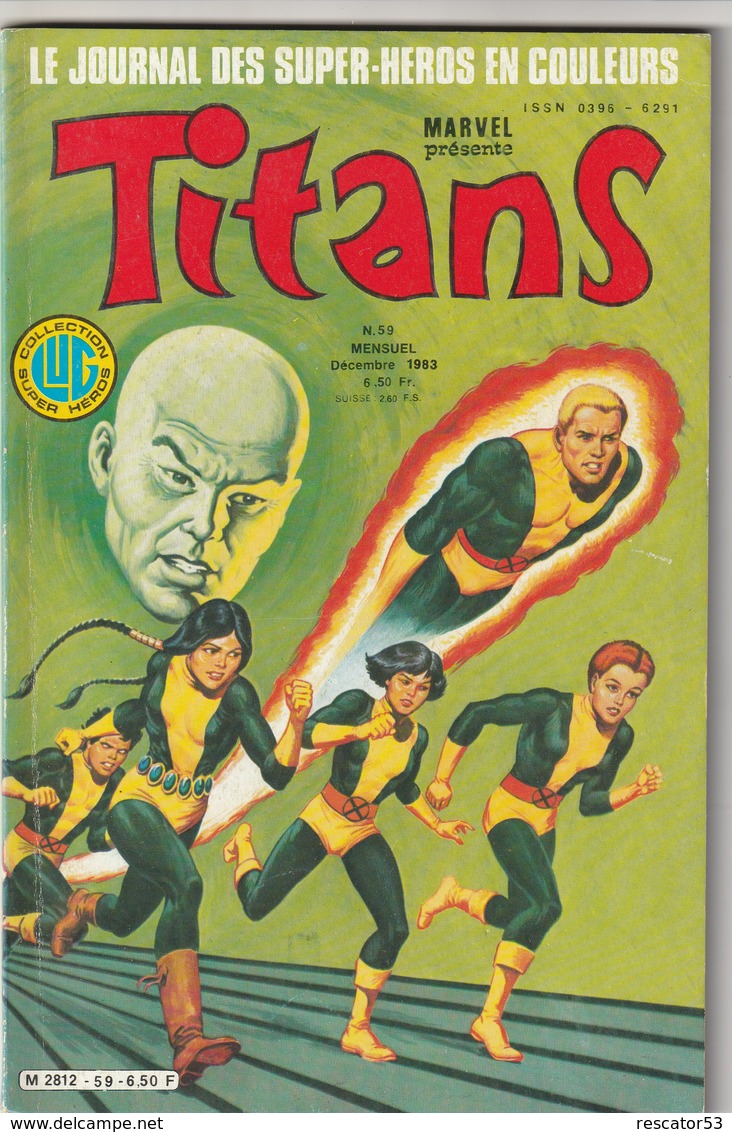 Rare Revue Titans Guerre Des étoiles Star Wars N° 59 - Titans