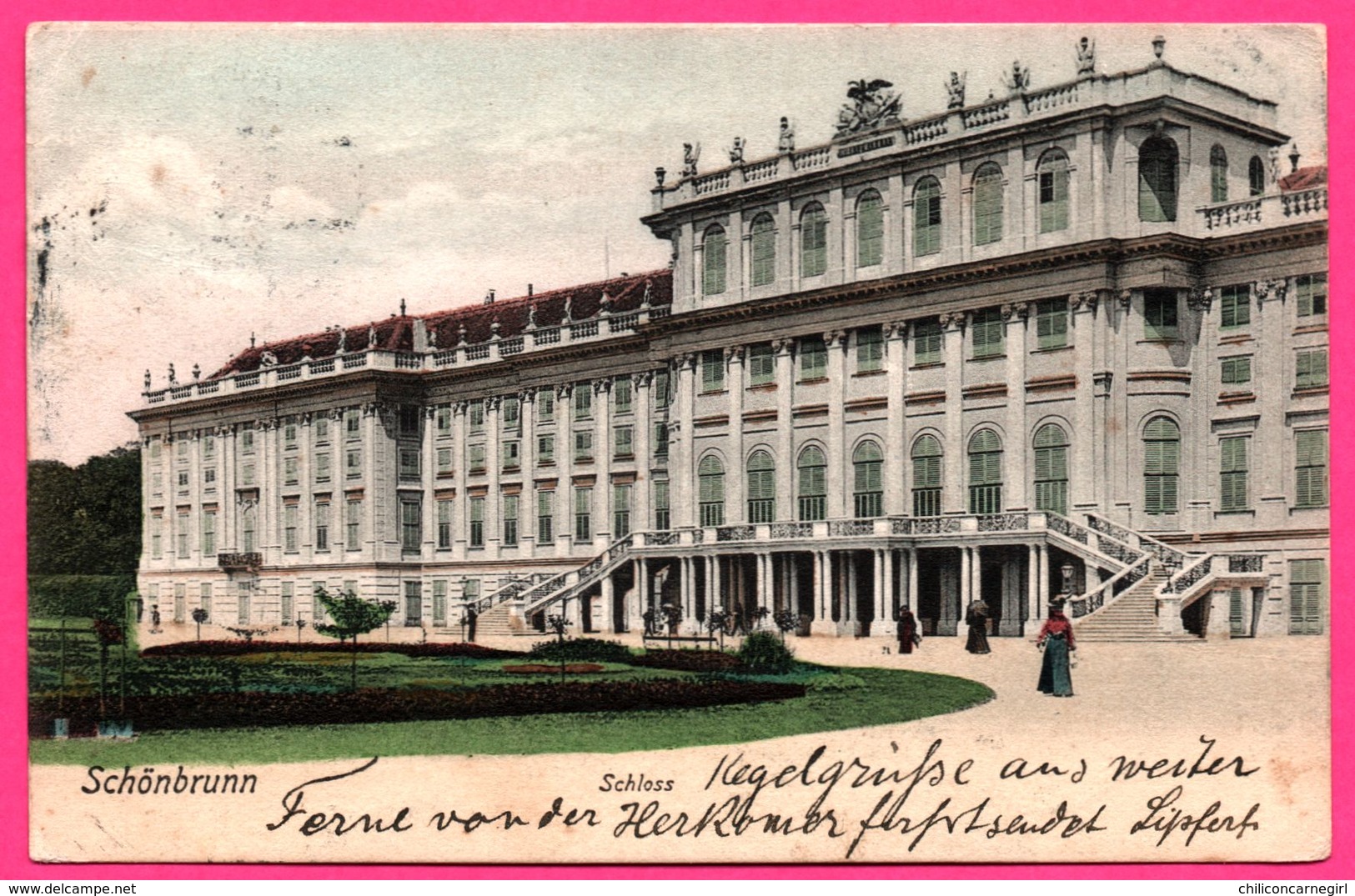 Schönbrunn - Schloss - Animée - RICH. SCHINDLER - 1906 - Vers GAGGENAU - Château De Schönbrunn