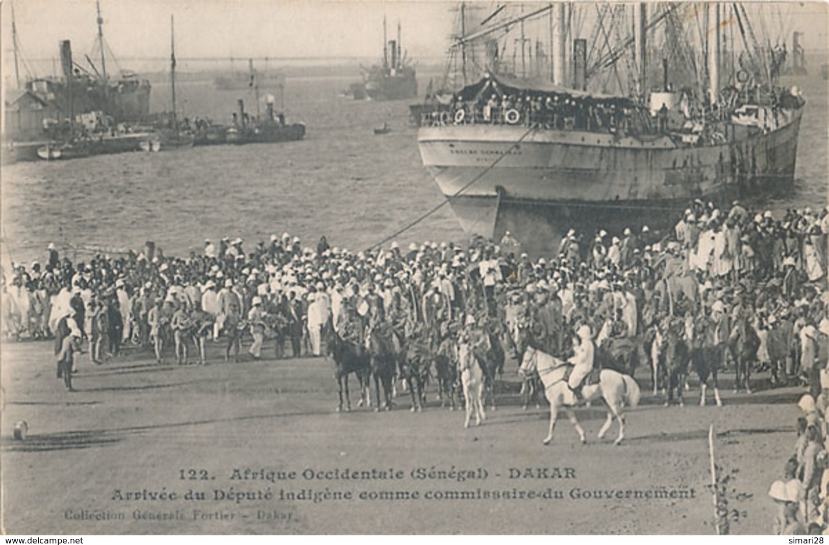 DAKAR - N° 122 - ARRIVEE DU DEPUTE INDIGENE COMME COMMISSAIRE DU GOUVERNEMENT - Sénégal