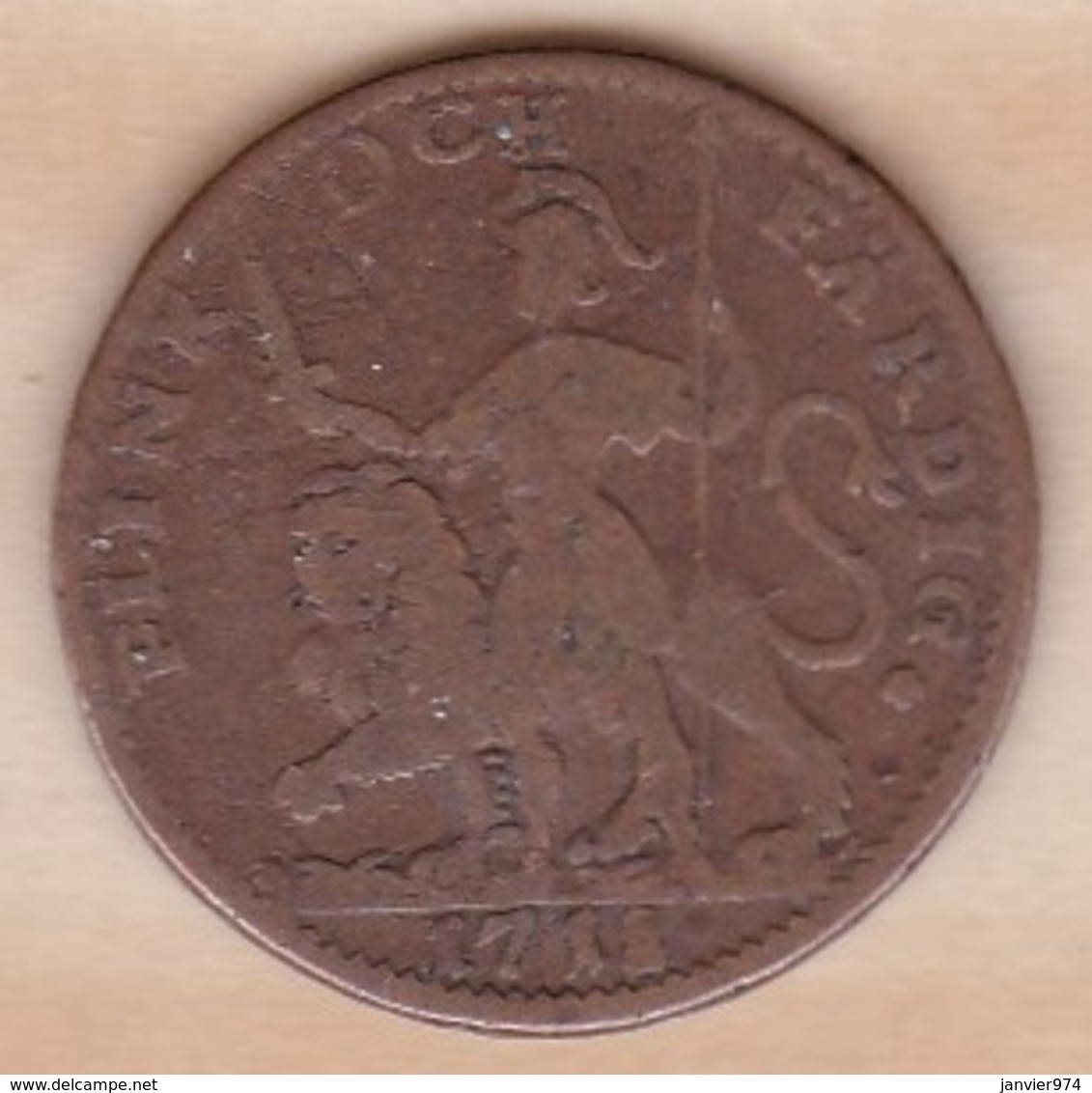 Sweden , 1 Daler S.M. 1718 .FLINK OCH FÄRDIG . KM# A356 - Suède