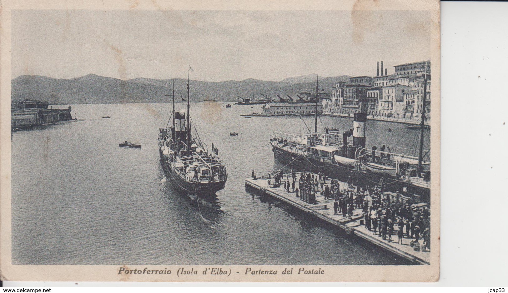 PORTOFERRAIO  -  Partenza Del Postale  - - Livorno