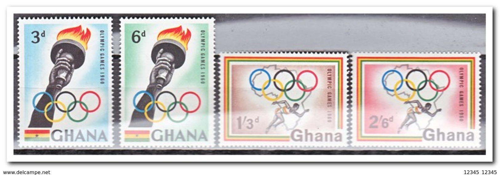 Ghana 1960, Postfris MNH, Olympic Games - Ghana (1957-...)