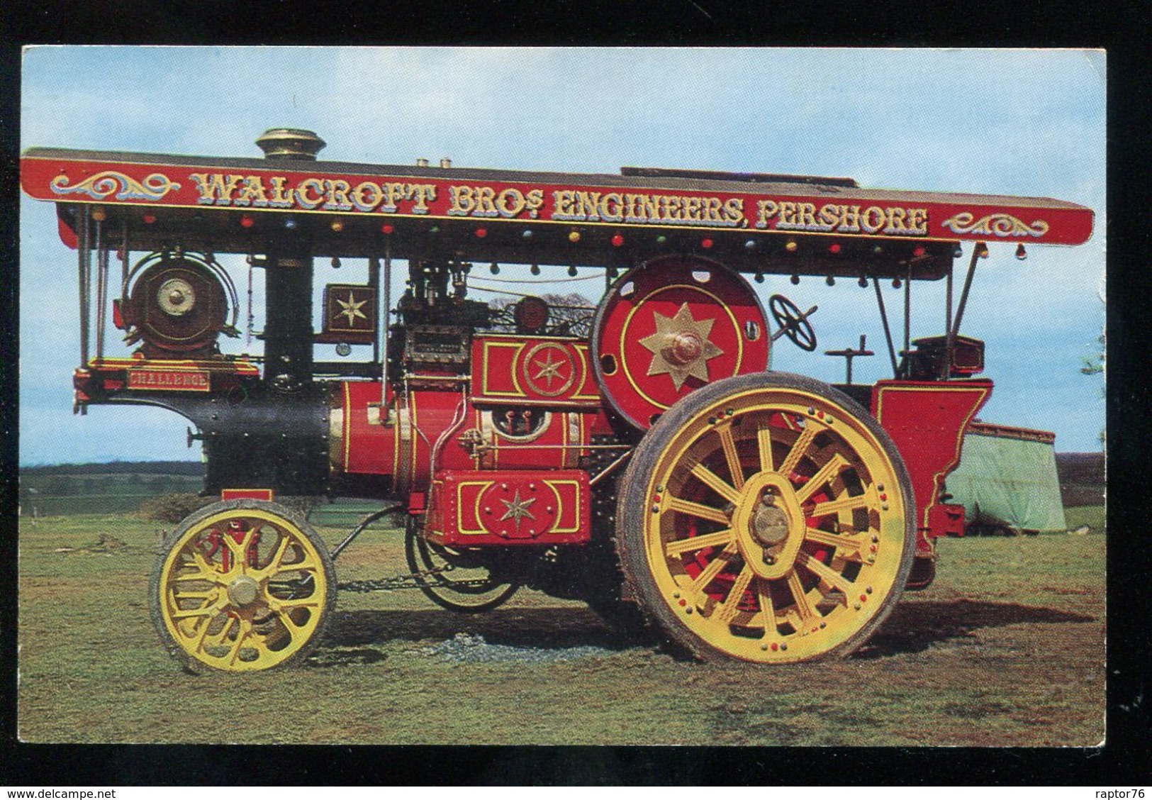 CPSM Non écrite Agriculture Tracteur Garret 1919 - Tracteurs