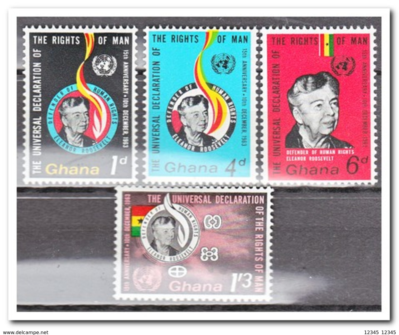 Ghana 1963, Postfris MNH, 15th Anniversary Of The Universal Declaration Of Human Rights - Ghana (1957-...)