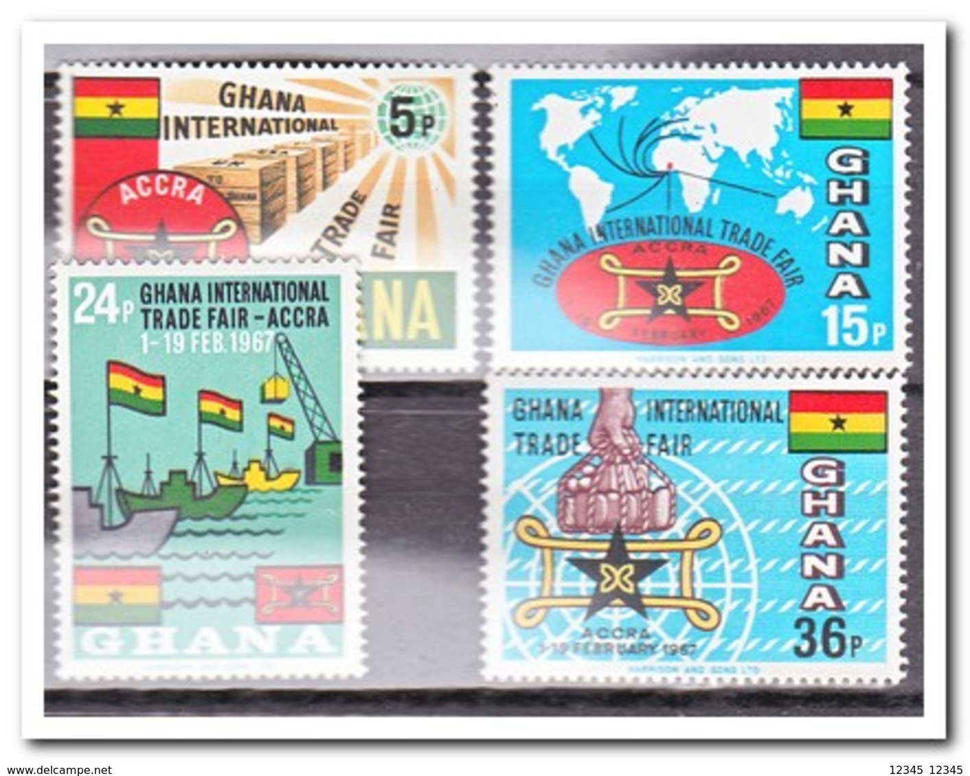 Ghana 1967, Postfris MNH, International Trade Fair, Accra - Ghana (1957-...)