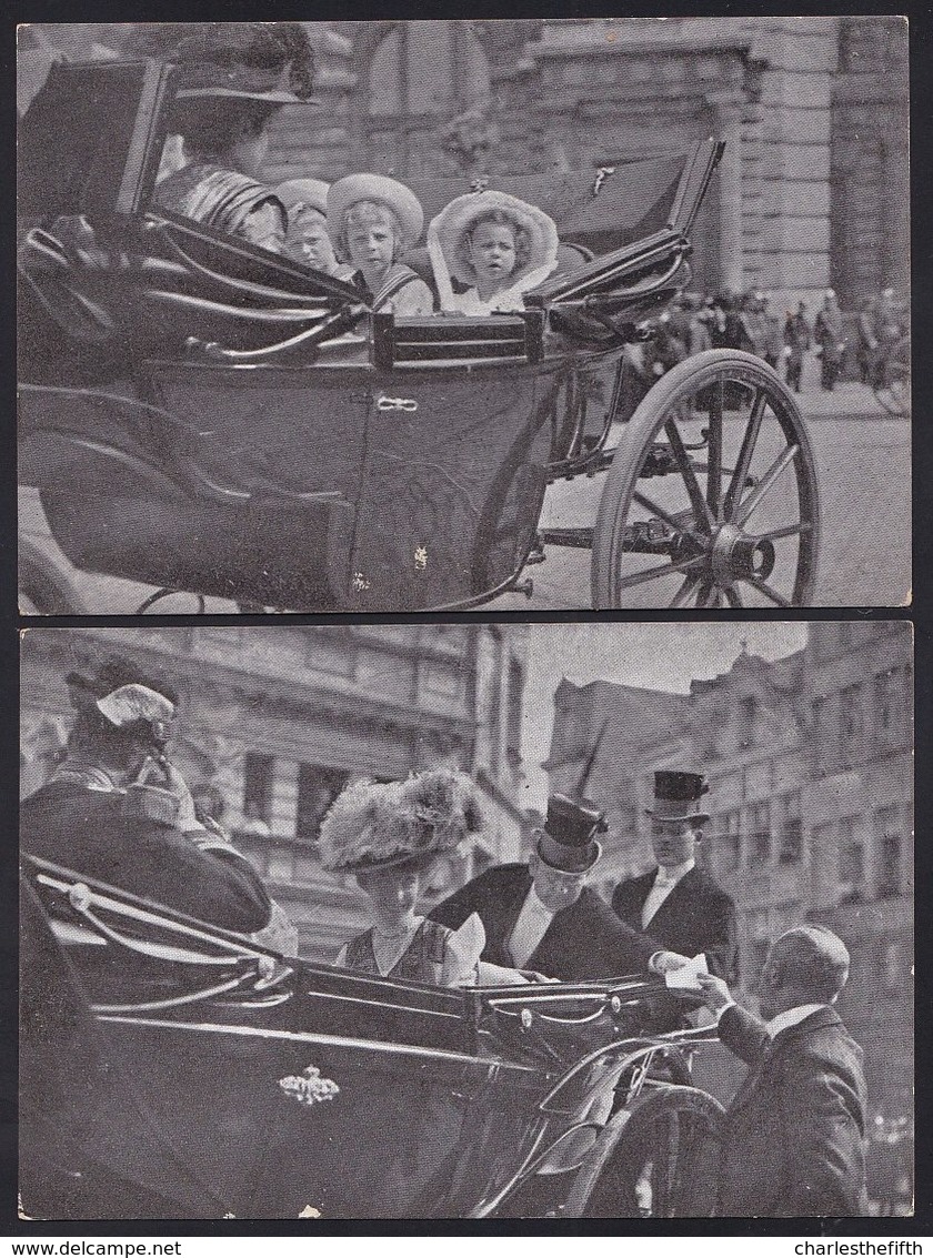 6 X CPA ANVERS - ANTWERPEN -- RETOUR DU PRINCE ALBERT 16 AOUT 1909 - Cartes Vierges - Antwerpen