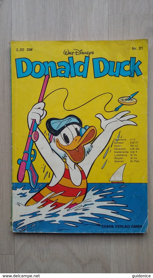 Donald Duck Taschenbuch Nr. 21 (Erstauflage Von 1976) - Walt Disney