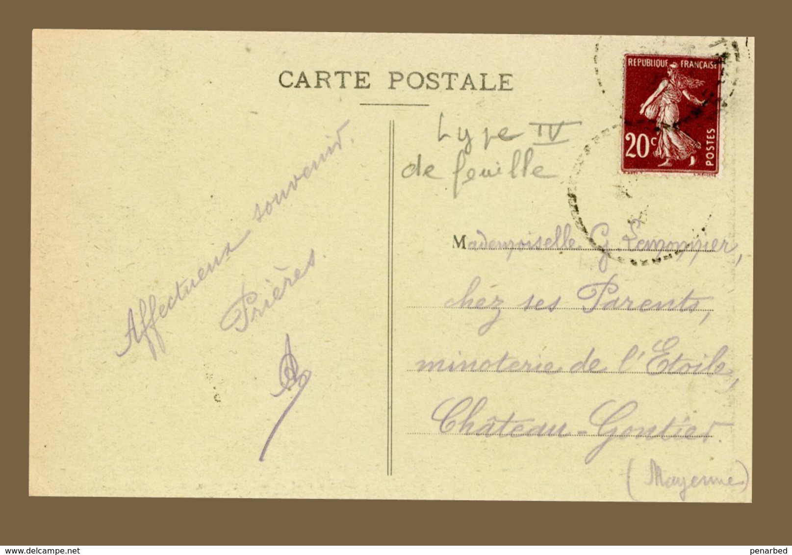 8 Cartes Postales Affranchies Par Timbres De Roulette Semeuse - 1906-38 Semeuse Camée