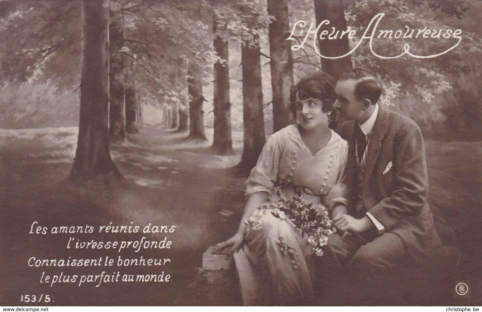 L'Heure Amoureuse, Les Amants Réunis Dans L'ivresse Profonde (pk54428) - Saint-Valentin