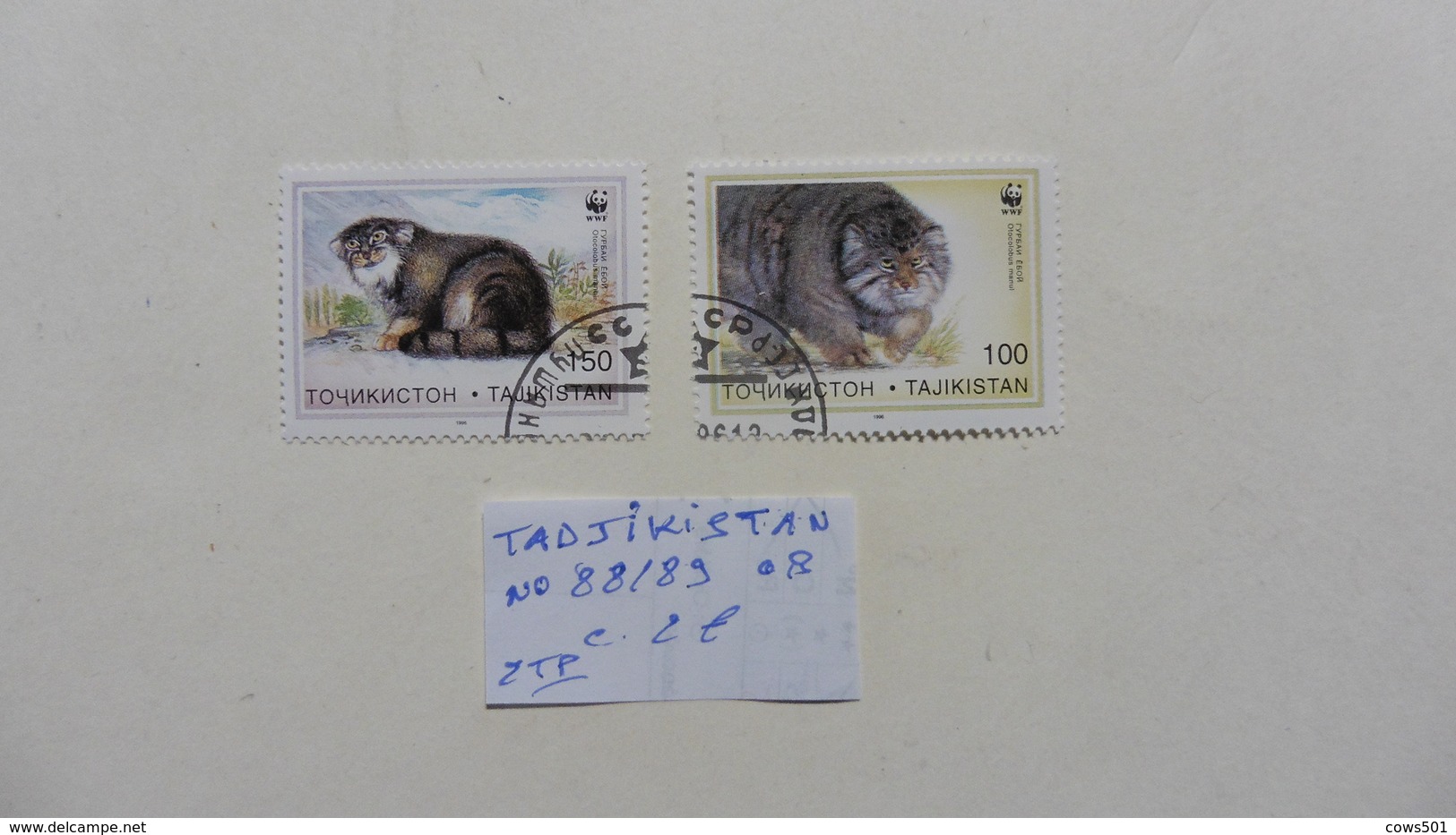 Asie > Tadjikistan :2 Timbres  N° 88/89 Oblitérés - Tadjikistan