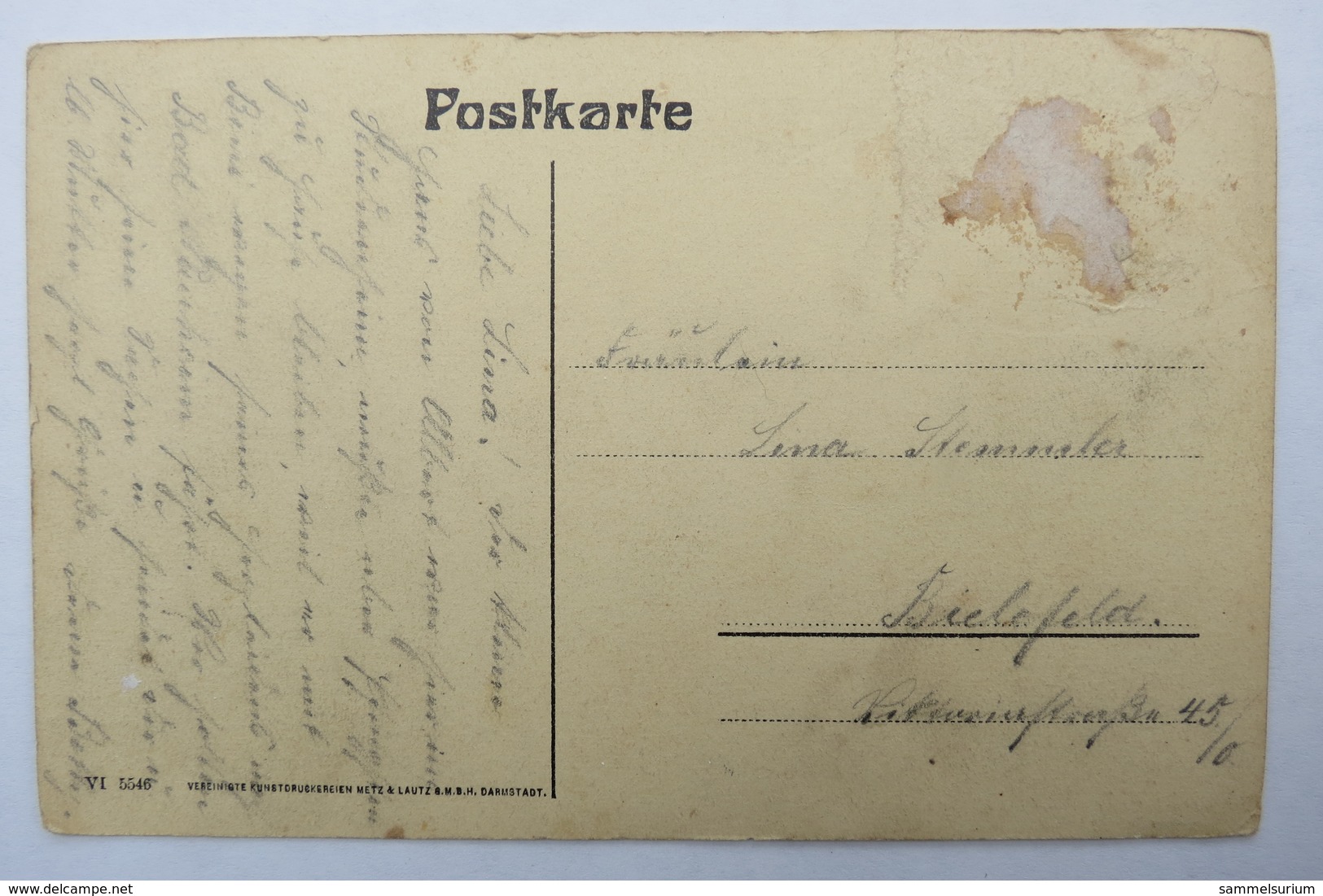 (10/8/47) Postkarte/AK "Zweibrücken" Maxstrasse - Zweibruecken