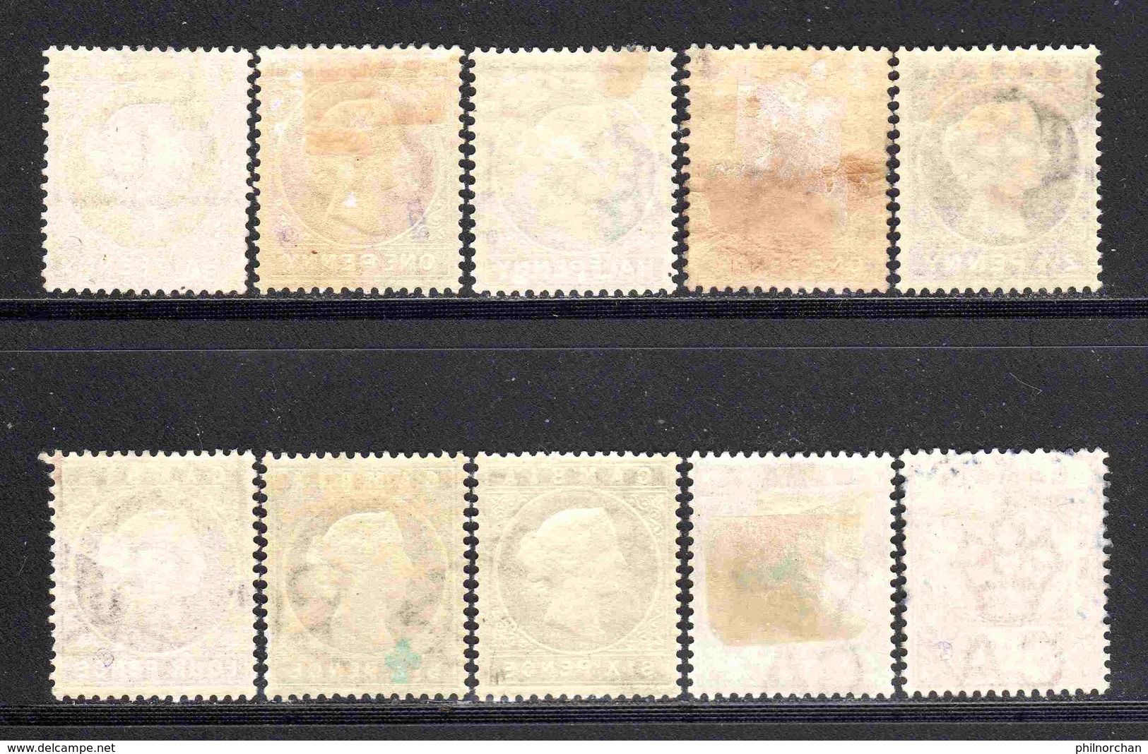 Gambie 1880/1937 28 Timbres Différents Neufs*/Obl.  B/TB  35 € (cote 219,65 €) - Gambia (...-1964)