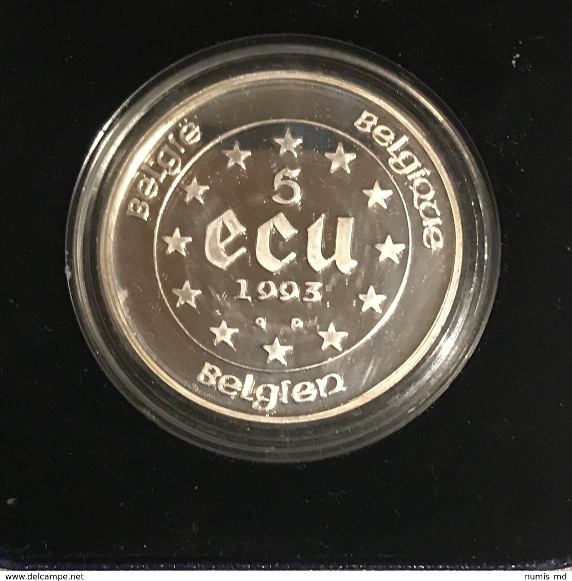 M/EC26 Belgique 5 ECU 1993 Baudouin "Présidence Belge Communauté Européenne" - ARGENT - SILVER - Ecus