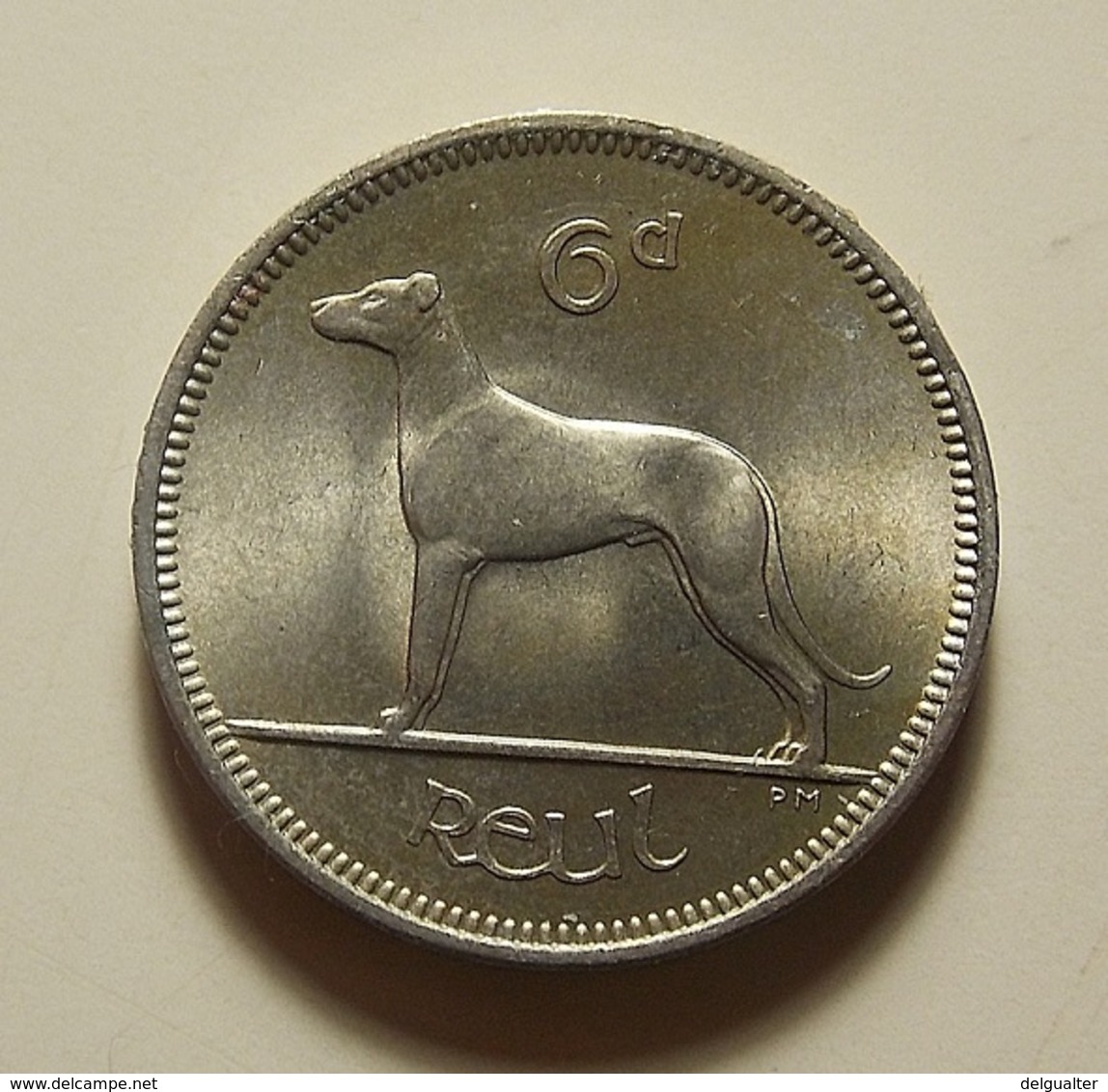 Ireland 6 Pence 1960 Varnished - Irlande