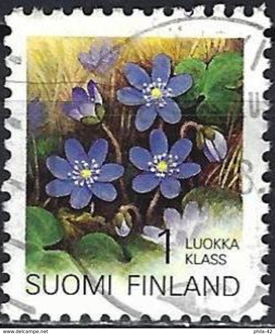 Finland 1992 - Flowers : Liverwort ( Mi 1164 - YT 1130 ) - Oblitérés