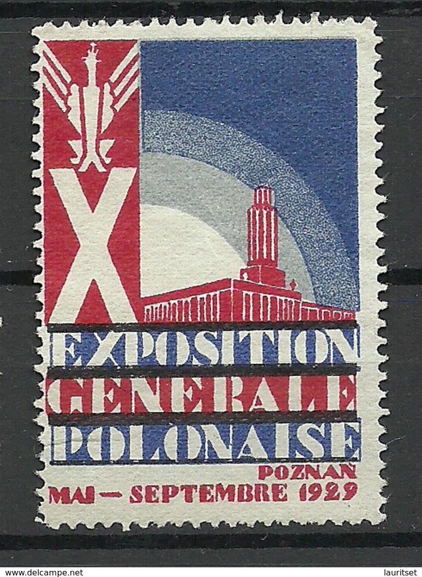 Reklamemarke 1929 Exposition Generale Polonaise In Poznan - Vignette