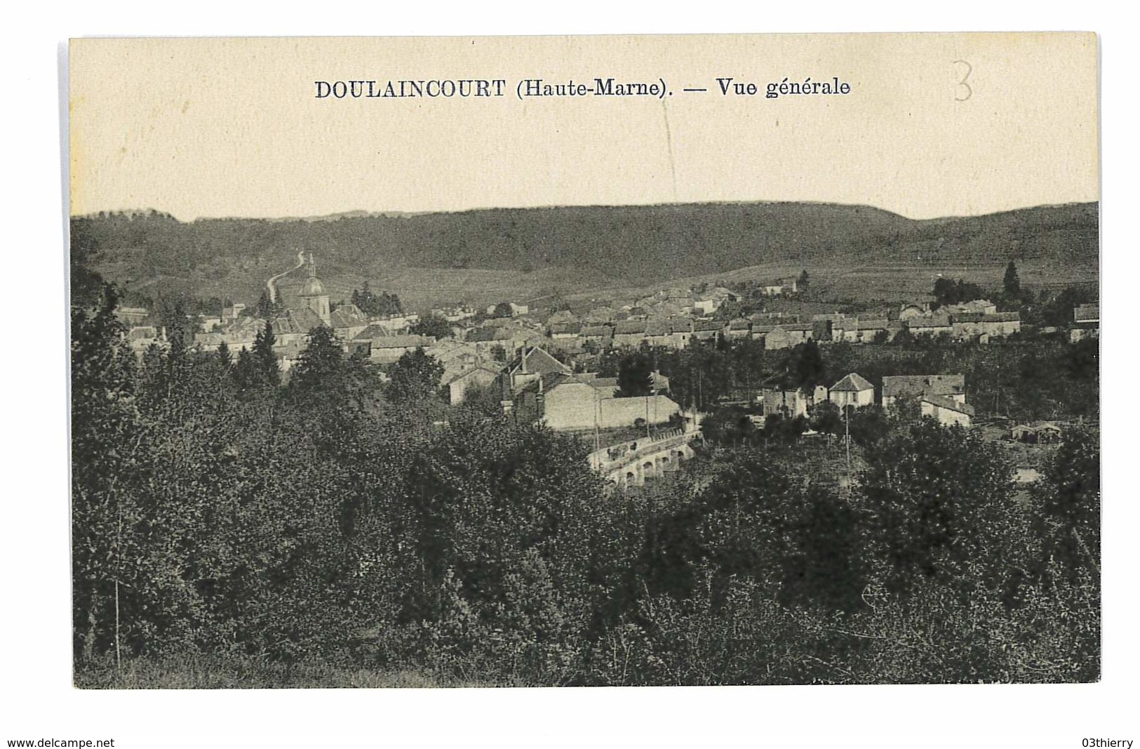 CPA 52 DOULAINCOURT VUE GENERALE - Doulaincourt