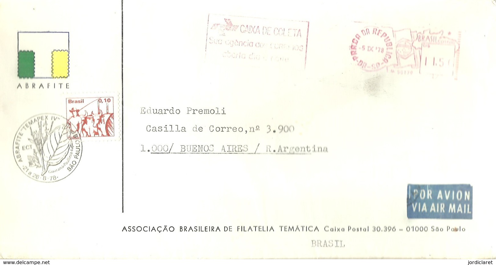 LETTER 1978 - Cartas & Documentos