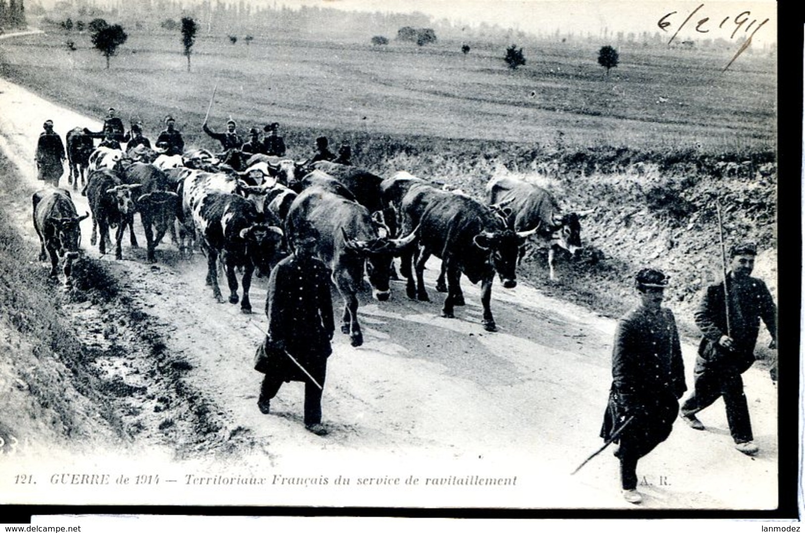 Guerre 14-18 Vie A L Arriere Territoriaux Francais Du Service De Ravitaillement - Guerre 1914-18