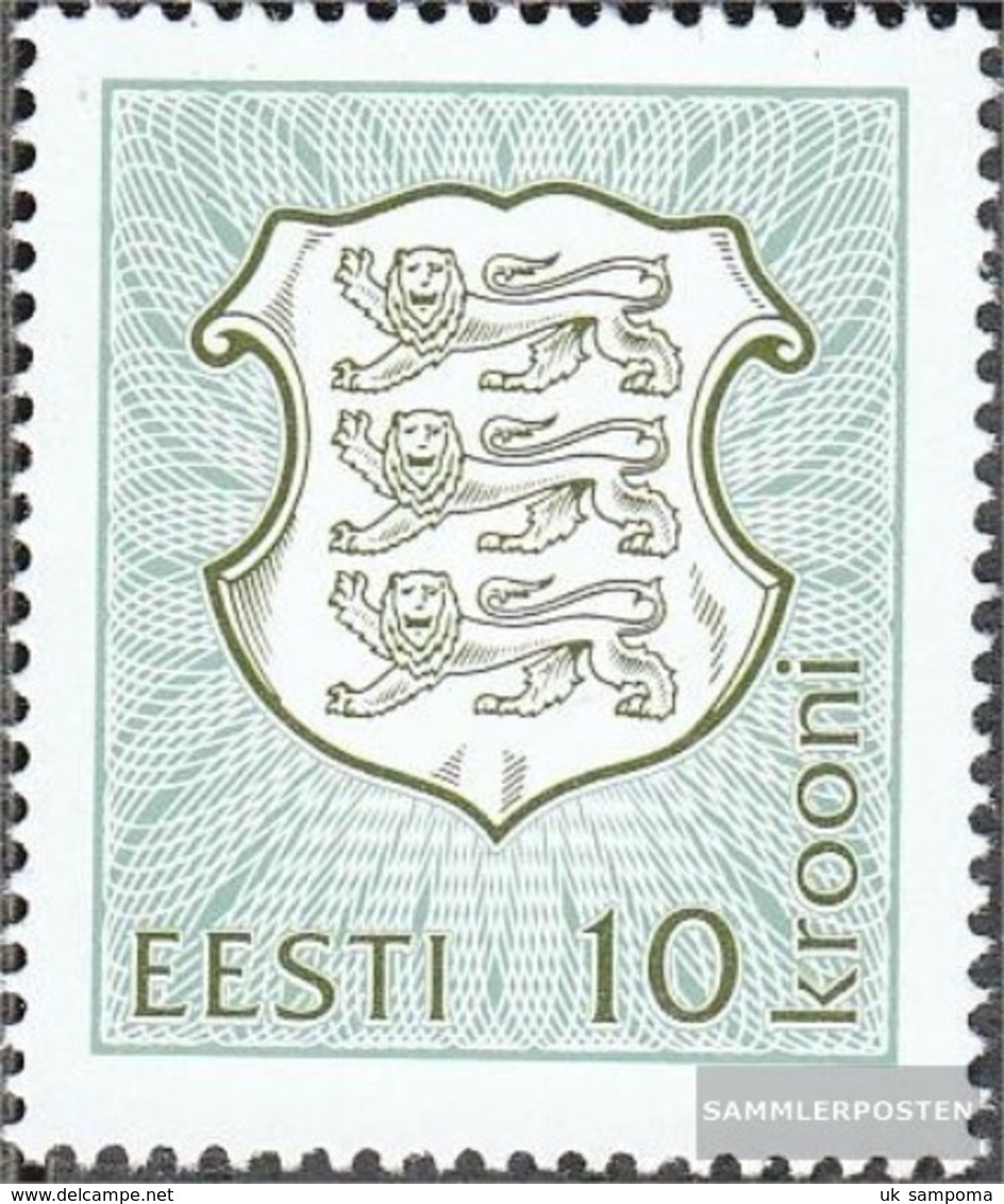 Estonia 206b (complete Issue) Unmounted Mint / Never Hinged 1998 State Emblem - Estonia