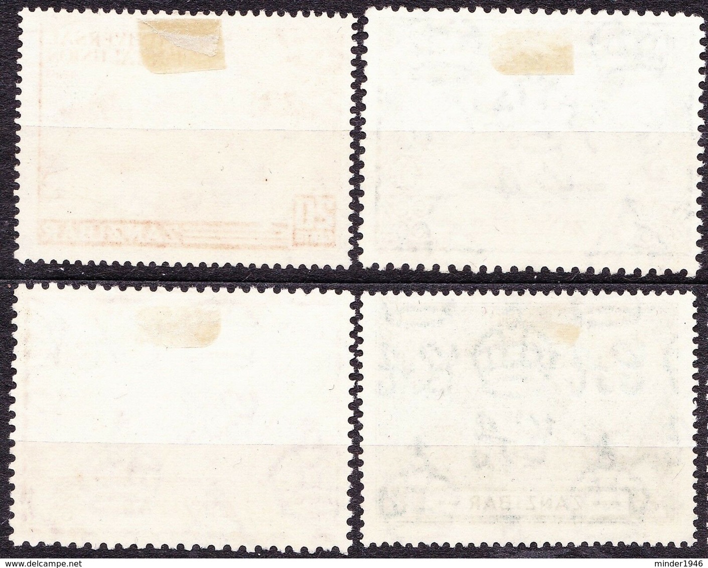 ZANZIBAR 1949 UPU Set 20c/30c/50c And 1/- SG 335-338 FU - Zanzibar (...-1963)