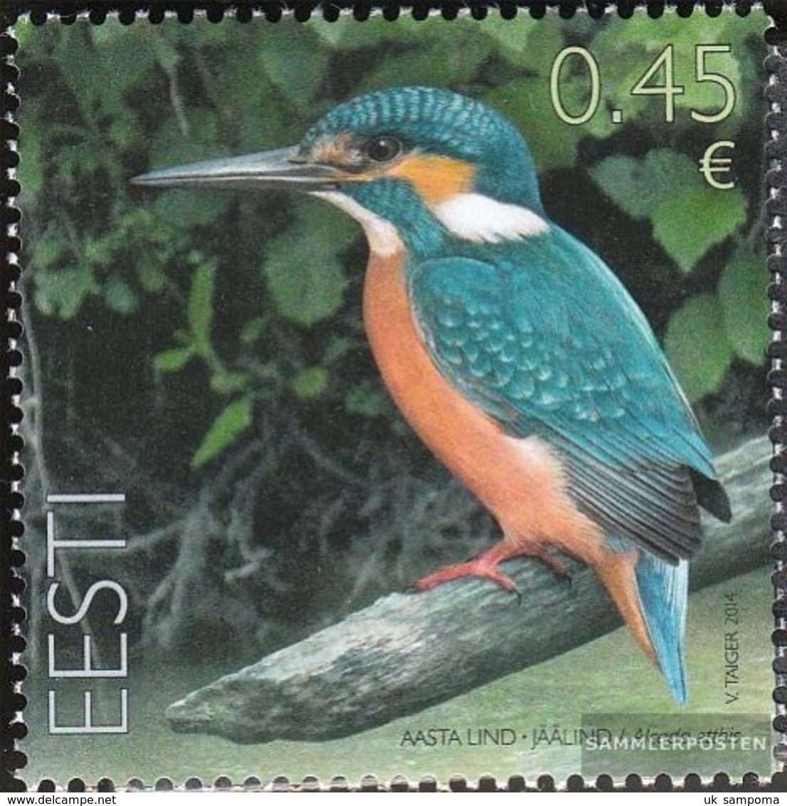 Estonia 789 (complete Issue) Unmounted Mint / Never Hinged 2014 Birds - Estonia