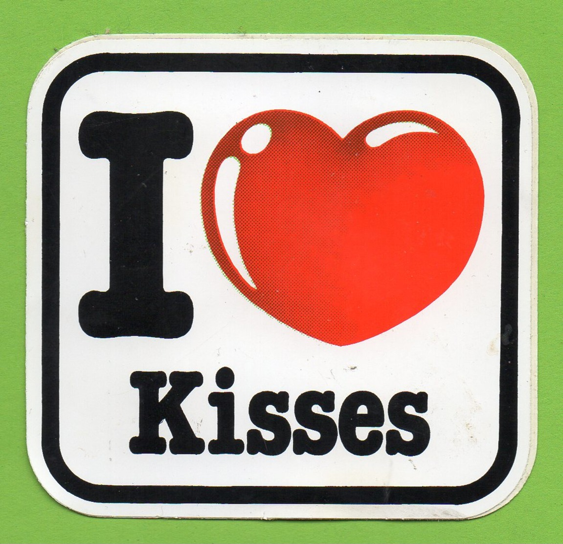 I LOVE KISSES * AUTOCOLLANT 2967 * - Stickers