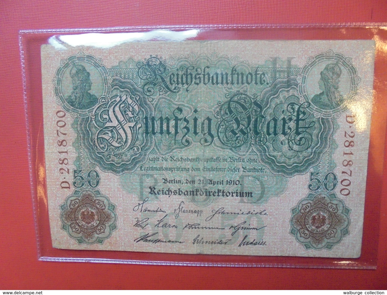 Reichsbanknote 50 MARK 1910 - 50 Mark