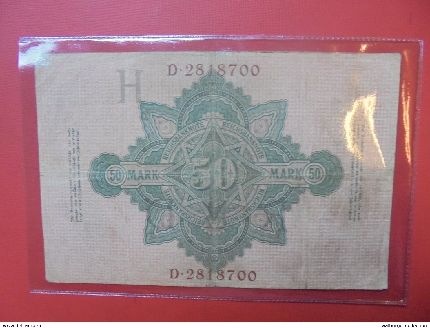 Reichsbanknote 50 MARK 1910 - 50 Mark