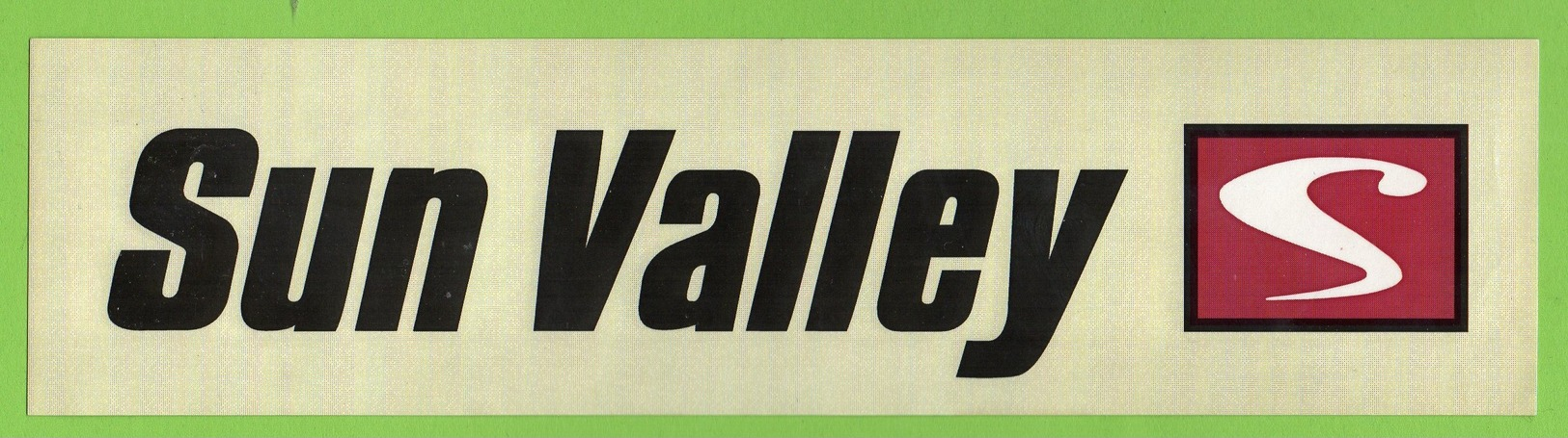 SUN VALLEY * VETEMENT SPORT GLISSE * AUTOCOLLANT 2977 * - Stickers