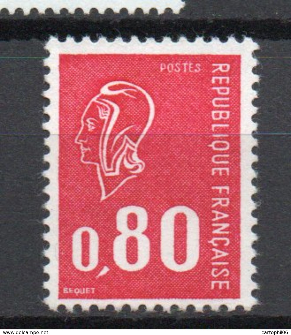 - FRANCE Variété N° 1816a ** - 80 C. Rouge Marianne De Béquet 1974 - SANS PHOSPHORE - GOMME BRILLANTE - Cote 22 EUR - - Unused Stamps