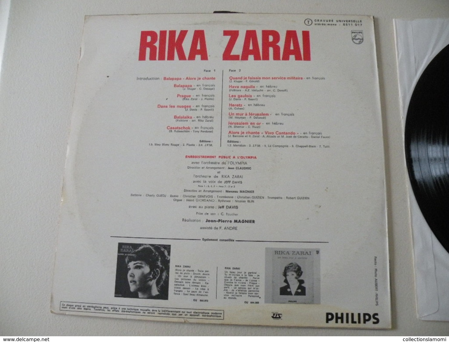 Rika Zaraï à L'olympia 1970 (Titres Sur Photos) - Vinyle 33 T LP - Autres - Musique Française